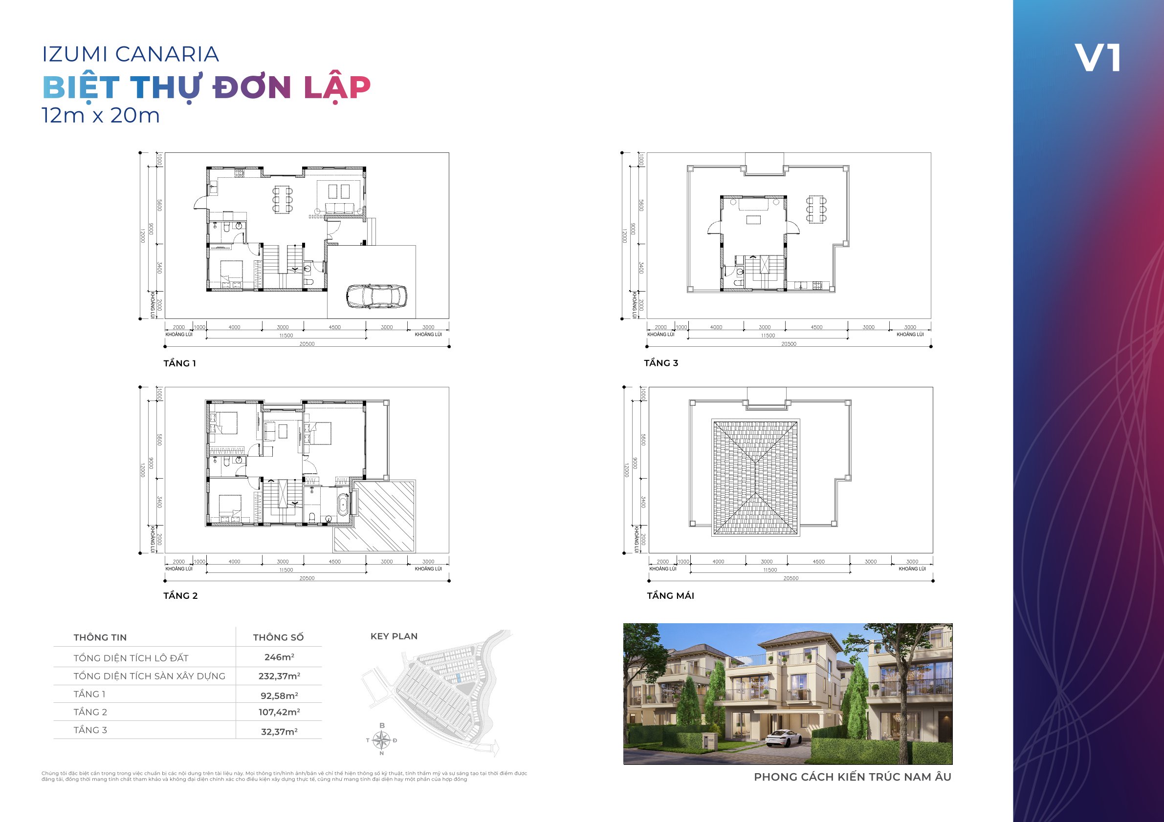 Thiết kế Biệt Thư  Izumi Canaria Đồng Nai