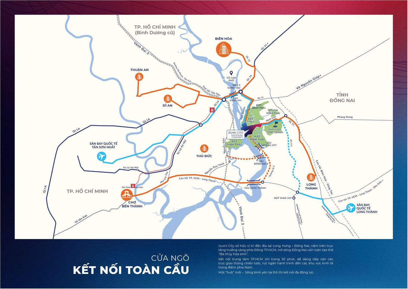 Vị trí Izumi Canaria Đồng Nai